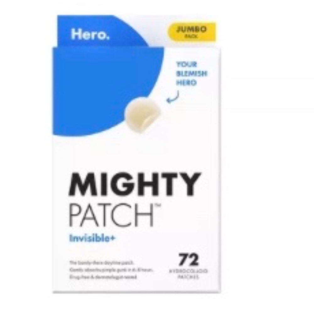 hero. MIGHTY  PATCH Invisible + 72 HYDROCOLLOID PATCHES